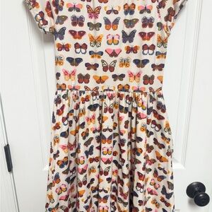 Little Stocking Co Girls Butterfly Dress Size 12